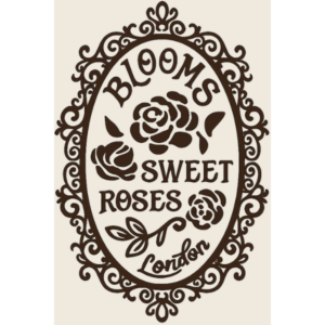 Tampon SV048 Sweet Roses 12 x 8 cm