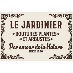 Tampon SV054 Le jardinier 12 x 8 cm 1