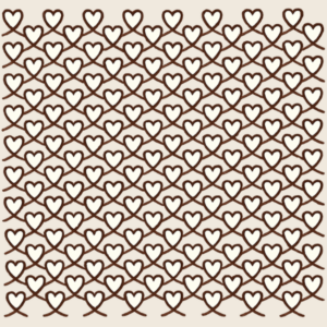 Tampon TG020 Coeur 15 x 15 cm