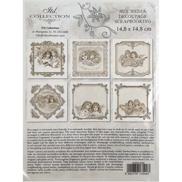 Papier de riz ITD RSM058 2 Format 148 x 148 cm