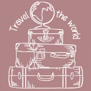 Pochoir Mya 132 Voyage valise Format 24 x 24 cm