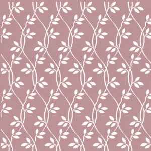 Pochoir Mya 139 Branche a feuilles Format 18 x 18 cm