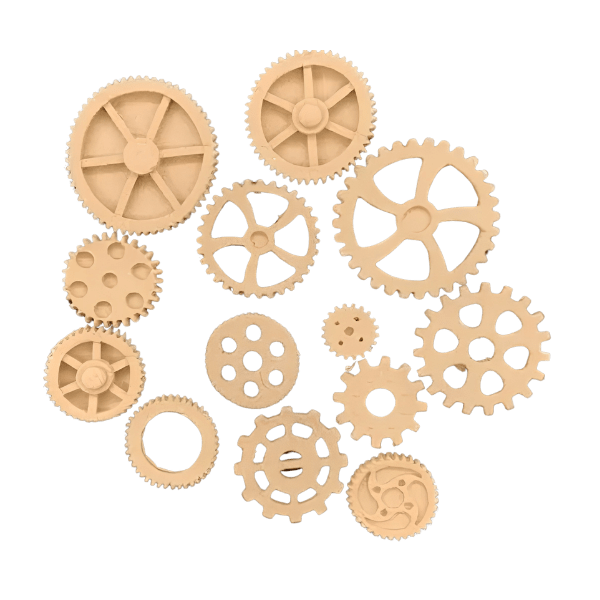 Moulure 0515 Rouages lot de 13 pieces