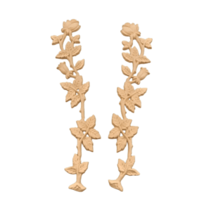 Moulure 3700 Paire Branches Rosier 36 x 6 cm