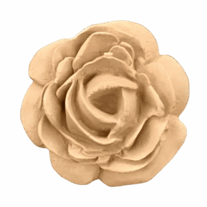 Moulure Dartelasticwood 0319 Rose sculptee Diametre 3,5 cm