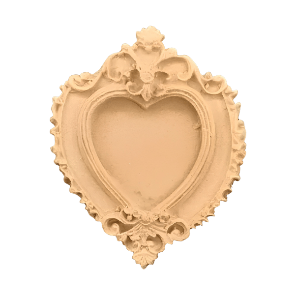 Moulure 0018 Coeur 6 x 5 cm