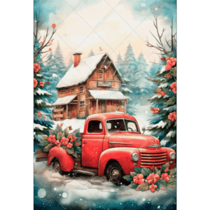 Papier de riz PDI065 Vehicles Format A4