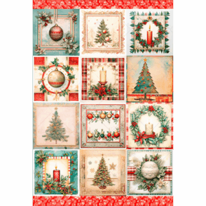 Papier de riz PDI245 Pattern Format A4