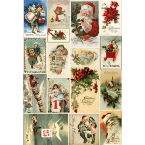 Papier de riz PDI279 Christmas Format A4
