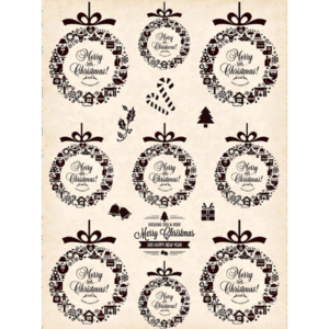 Papier de riz PDI288 Christmas Format A4