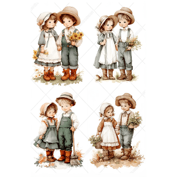Papier de riz PDI094 Country Format A4