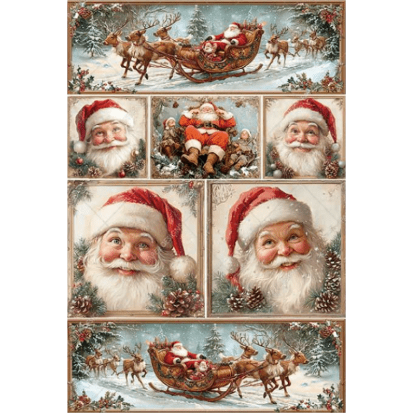 Papier de riz PDI373 Chrismas Format A4