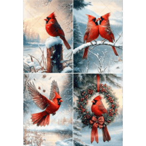 Papier de riz PDI386 Christmas Format A4