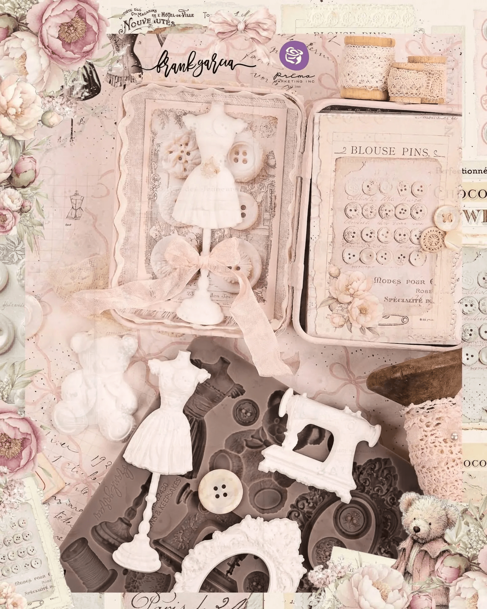 Moule ReDesign Buttons Keepsakes – détail 1