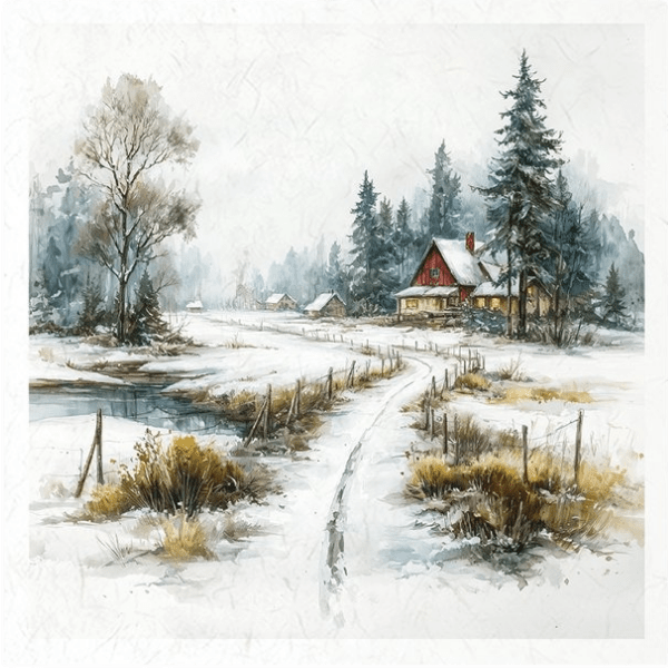 Papier de riz ITD RSM290 4 Format 148 x 148 cm