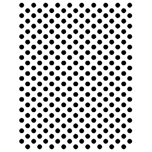 Pochoir Cadence BN 144 Pois Format 25 x 36 cm 1