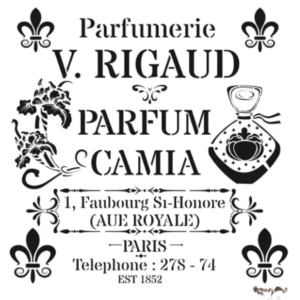 Pochoir Cadence HDM 027 Parfumerie Format 25 x 25 cm