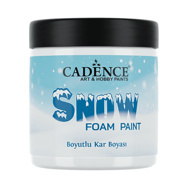 Peinture Mousse Effet Neige Snow Foam Paint Cadence – pot 250 ml