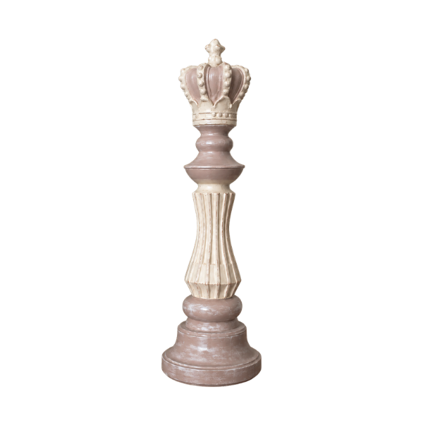 Pièce d’échec décorative XXL à décorer - Le Roi – Image 2