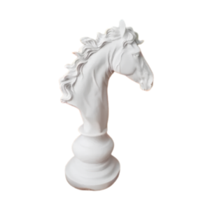 Support à décorer plâtre Cheval P067 | 27 x 10 cm