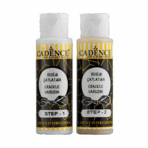 Vernis a craqueler 22Crackle Varnish22 Cadence Flacons 2 x 120 ml