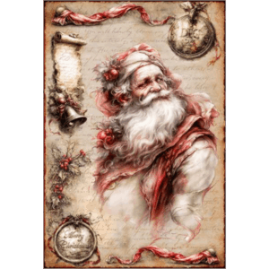 Papier de riz PDI398 Christmas Format A4 1