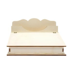 Support à décorer 3D 039 Notaire – secrétaire ouvert vue de face