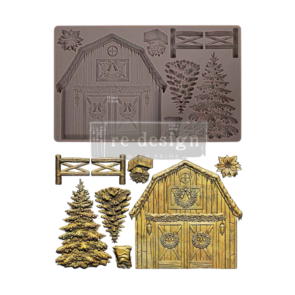Moule ReDesign Homestead Holidays | Format 20 x 12,5 cm