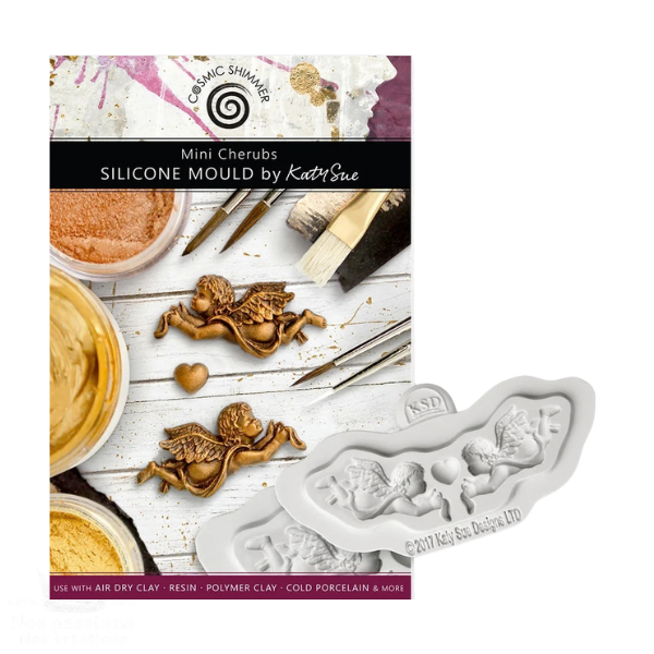Moule Mini Cherubs – présentation des motifs angelots
