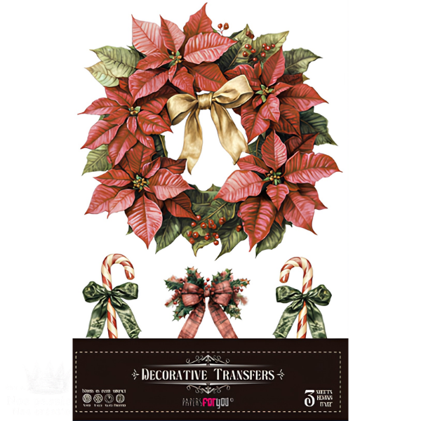 Transferts Papers For You PFY 16556 | Lot de 3 feuilles Format 20 cm x 30 cm – Image 2