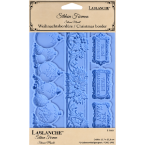 Moule LaBlanche Christmas Border LBMF 138 | Format 20,3 x 12,7 cm