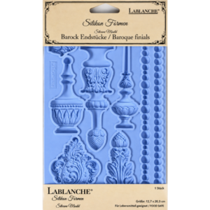 Moule LaBlanche Baroque Finials LBMF 140 | Format 20,3 x 12,7 cm